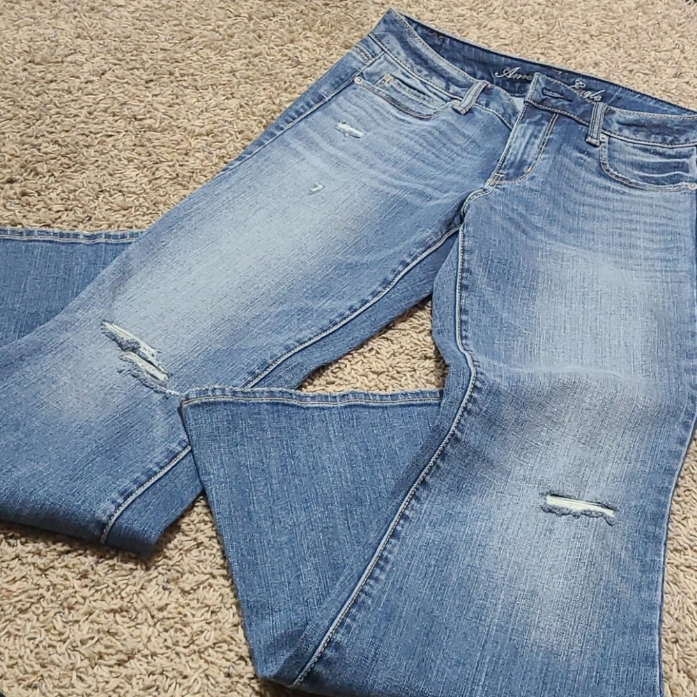 77 Hi-Rise American Eagle bell bottoms
